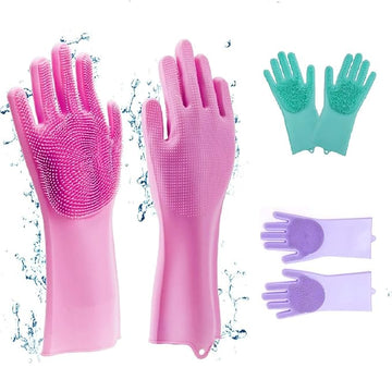 Silicone Cleaning Gloves (قفازات التنظيف السيليكون)